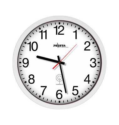  Wanduhr 55.131.311, wei&szlig;