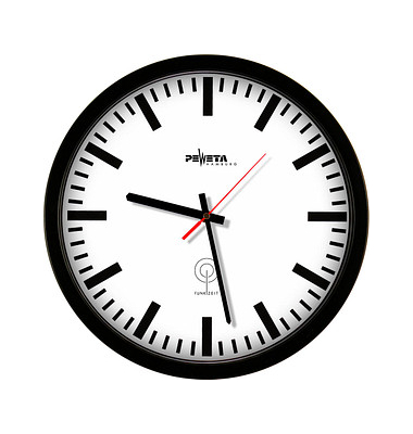  Wanduhr 55.131.322, schwarz