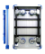 Transportwagen blau 40,0 x 63,0 x 90,0 cm bis 150,0 kg