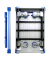 Transportwagen blau 44,0 x 70,5 x 90,0 cm bis 200,0 kg