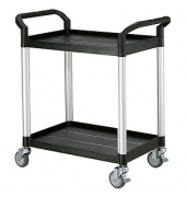 Etagenwagen schwarz 85,0 x 48,0 x 95,0 cm