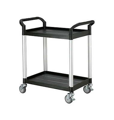 Etagenwagen schwarz 85,0 x 48,0 x 95,0 cm Etagenwagen schwarz 85,0 x 48,0 x 95,0 cm
