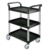 Etagenwagen schwarz 85,0 x 48,0 x 100,0 cm