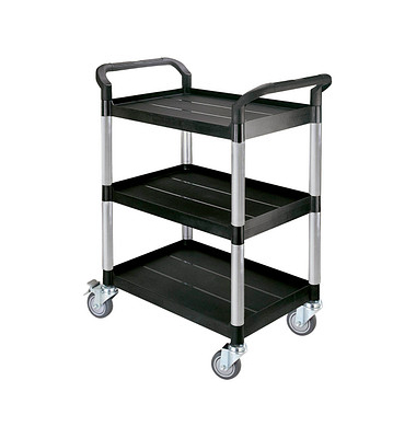 Etagenwagen schwarz 85,0 x 48,0 x 100,0 cm Etagenwagen schwarz 85,0 x 48,0 x 100,0 cm