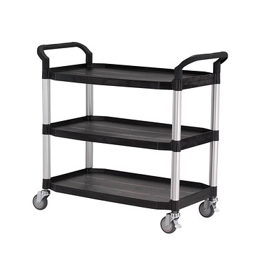 Etagenwagen schwarz 110,0 x 52,0 x 102,0 cm Etagenwagen schwarz 110,0 x 52,0 x 102,0 cm