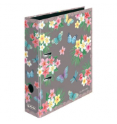Motivordner Ordner maX.file A4 8cm Ladylike Butterflys Schmetterlinge /Blumen 50044061, A4 80mm breit