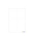 Haushaltsetikette 40x55mm weiß Haushaltsetikett
