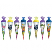 Schultüte 50cm rund sort.