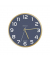 Unilux BALTIC Wanduhr hellblau Ø 30,5 cm, mit Rahmen und Zeigern aus