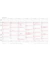 Kalendereinlage 50275, Jahresplan, 6 Monate / 1 Seite, 148x210mm (A5), 2025