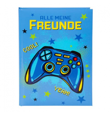 Freundebuch Controller, 15x21cm