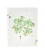 Notizbuch 64 423, Lucky Clover, weiß, A5, blanko, 100g, 100 Blatt / 200 Seiten