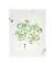 Notizbuch 64 423, Lucky Clover, weiß, A5, blanko, 100g, 100 Blatt / 200 Seiten