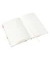 Notizbuch 64 589, Mariposa, weiß, A5, blanko, 100g, 100 Blatt / 200 Seiten