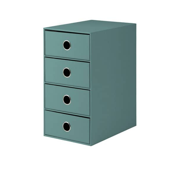 2 Stück Rössler Schubladenbox Soho, A4, 4er, opal 4014970434716 Rössler