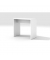 Stehtisch 2118834 108,3cm (H), 120x65cm (BxT), rechteckig, weiß / weiß