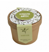 Wundert&uuml;te 41760 , "Kresse f&uuml;rs Brot", &Oslash;9,8x7cm, in Pott