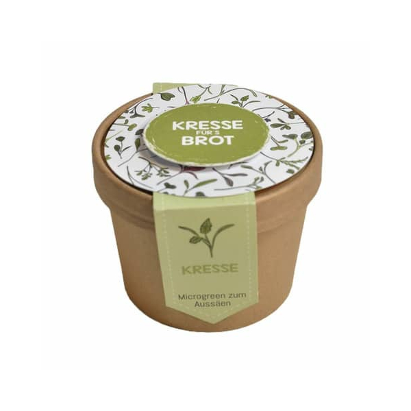 4250144761404 - Wundertüte 41760  Kresse fürs Brot Ø98x7cm in Pott 4250144761404 WUNDERLE