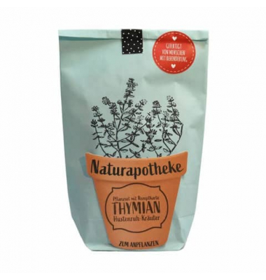 Wundert&uuml;te 63579 , "Naturapotheke Thymian", 14x22cm (BxL), in Papiert&uuml;te