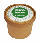 Wundert&uuml;te 41778 , "Einfach mal die Kresse halten", &Oslash;9,8x7cm, in Pott