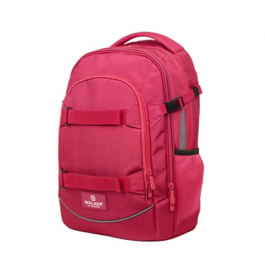 Schulrucksack Uni magenta, 28L