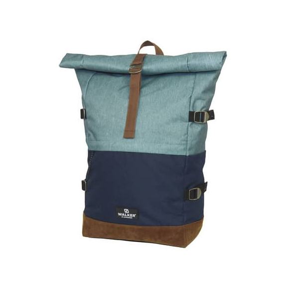 9002638235091 - Schulrucksack Roll-Up Two Kunstfaser dunkelblau grün 30 l 9002638235091 - Schulrucksack Roll-Up Two Kunstfaser dunkelblau grün 30 l