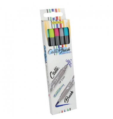 Faserschreiberetui Calli.Brush Summer Duo
