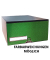 Urkundenkasten mit Schublade, 240 x 130 x 350mm, grün