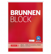 BRUNNEN Briefblock RCP 105261801 DIN A4 50Blatt kariert