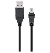 Goobay Ladekabel 46712 Mini-USB 1m schwarz