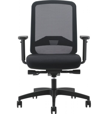 B&uuml;rodrehstuhl Bali, grau, mit verstellbaren Armlehnen, bis 125 kg