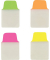 Haftmarker 74759, UltraTabs Mini, grün/pink/orange/gelb, ohne, rechteckig