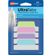 Haftmarker 74769, UltraTabs Schmal, blau/pink/lila/grün, ohne, rechteckig