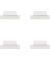 Haftmarker 74789, UltraTabs Schmal, 63,5x25mm, wei&szlig;, ohne, rechteckig