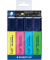 Textmarker-Set Textsurfer classic 364, 364 WP4, Etui (4 #), farbig sortiert (gelb/gr&uuml;n/orange/pink), 1-5mm Keilspitze