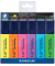 Textmarker Textsurfer classic 6er Etui farbig sortiert 1-5mm Keilspitze
