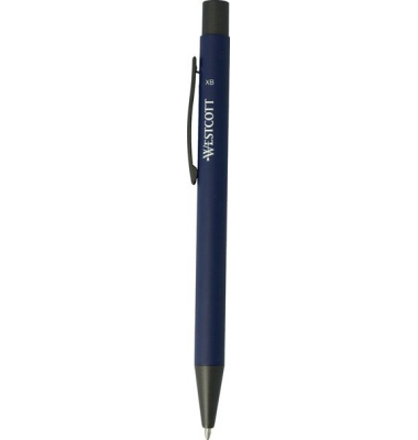 Westcott Druckkugelschreiber blau Schreibfarbe blau, Strichstärke XB
