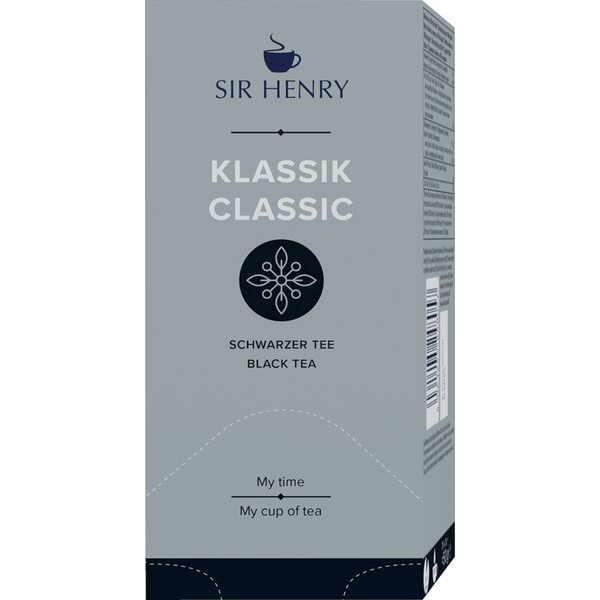 4061445248057 - Tee Sir Henry Klassik 25x2g Schwarzer Tee 4061445248057 Tchibo