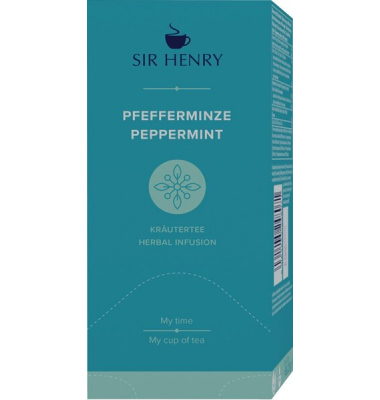 Tee Sir Henry Pfefferminze 25x2,25g intensiver Geschmack