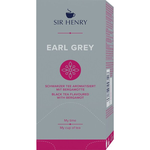 4061445248118 - Tee Sir Henry Earl Grey 25x175g Schwarzer Tee aromatisiert 4061445248118 Tchibo