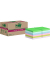 Haftnotizen 622 RSS12COL, Super Sticky Recycling Notes, 48x48mm, farbig sortiert (blau/rosa/gr&uuml;n/flieder/mint), quadratisch