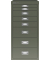 Schubladenschrank 8 Schübe olivgrün H 590 x B 279 x T 380