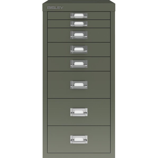 5020073747515 - Schubladenschrank 8 Schübe olivgrün H 590 x B 279 x T 380 5020073747515 Bisley