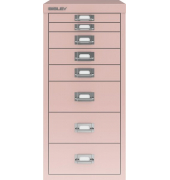 Schubladenschrank 8 Schübe pastellpink H 590 x B 279 x T 380