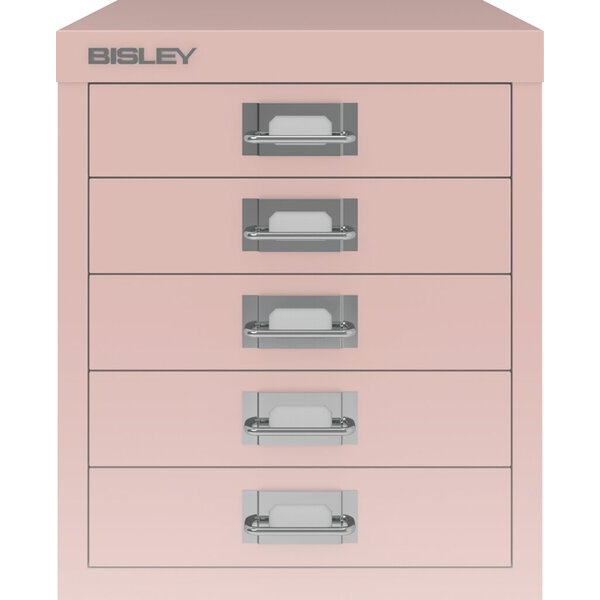 5020073845839 - Schubladenschrank 5 Schübe pastellpink H 325 x B 279 x T 380 5020073845839 Bisley