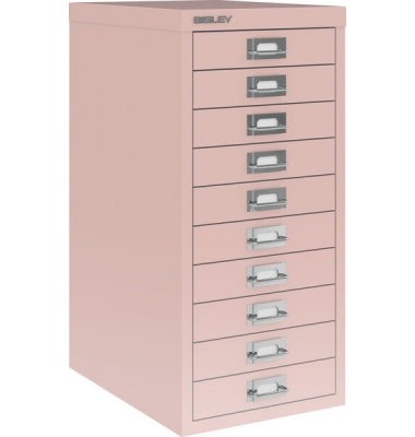 Schubladenschrank 10 Schübe pastellpink, H 590 x B 279 x T 380 Schubladenschrank 10 Schübe pastellpink, H 590 x B 279 x T 380