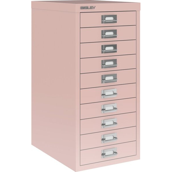 5020073842074 - Schubladenschrank 10 Schübe pastellpink H 590 x B 279 x T 380 5020073842074 Bisley