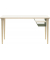 Schreibtisch Poise, 74cm (H), 140x60cm (BxT), rechteckig, weiß / eiche hell