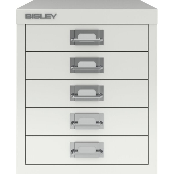 2050000139352 - Schubladenschrank 5 Schübe verkehrsweiß H 325 x B 279 x T 380 2050000139352 Bisley