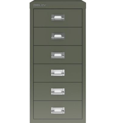Schubladenschrank 6 Schübe olivgrün H 590 x B 279 x T 380 Schubladenschrank 6 Schübe olivgrün H 590 x B 279 x T 380